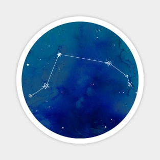 Aries Zodiac Watercolor Constellation Magnet